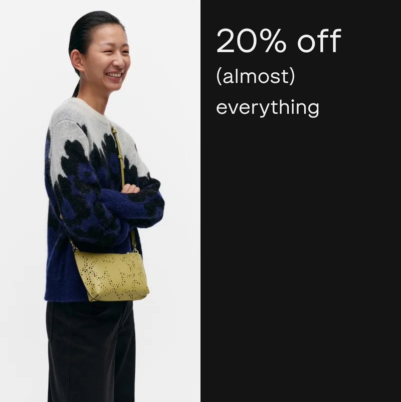 Treat Yourself sale: 20% off (almost) everything