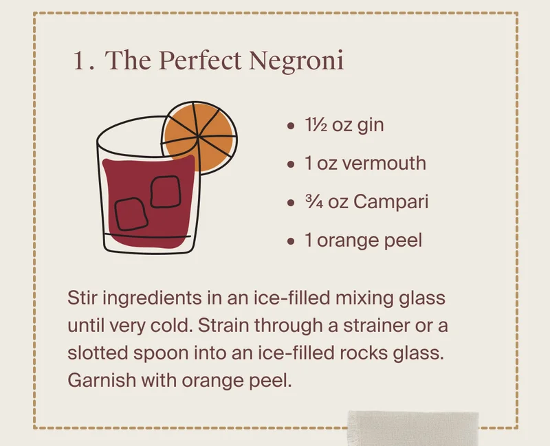 The Perfect Negroni