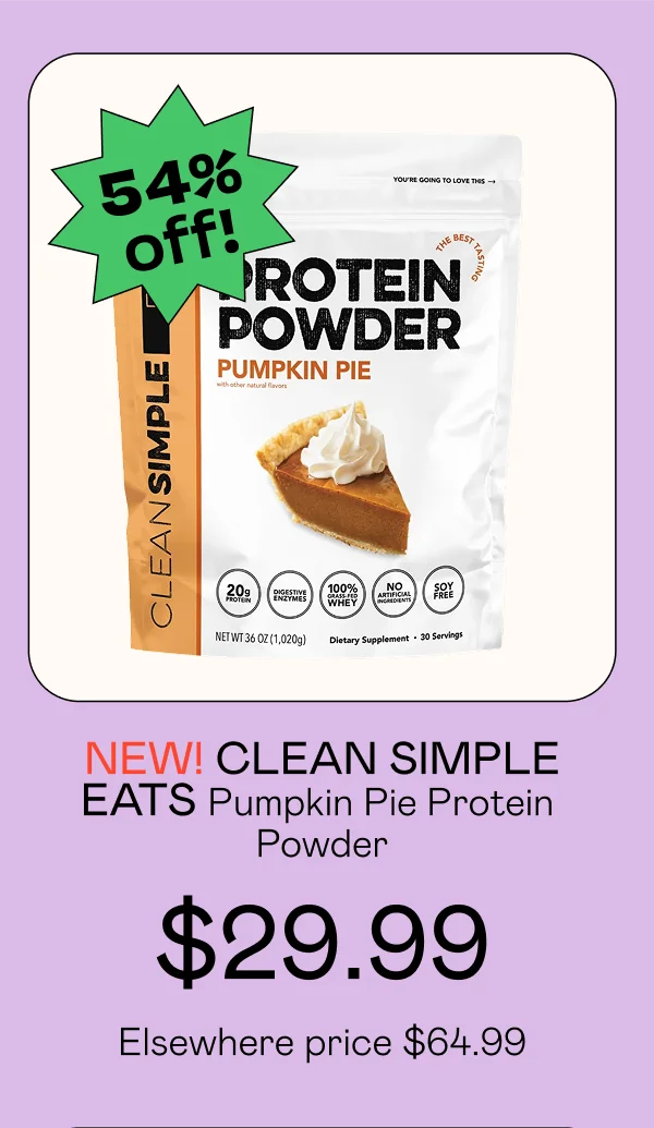 Pumpkin Pie Protein Powder