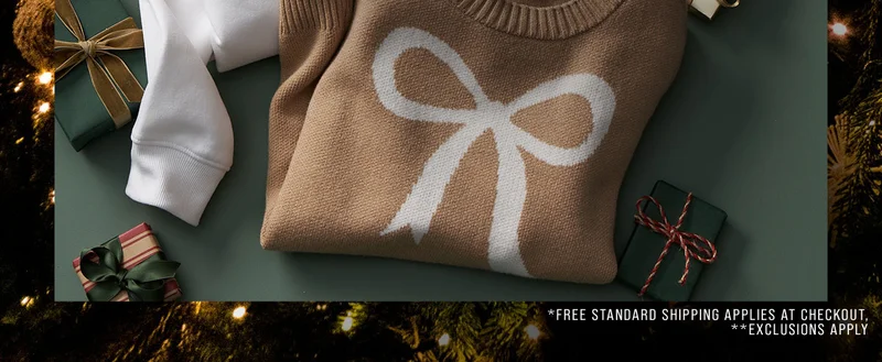 *free standard shipping applies at checkout, **Exclusions apply