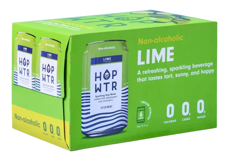 Image of HOP WTR Lime Sparkling Water (6 Pack)