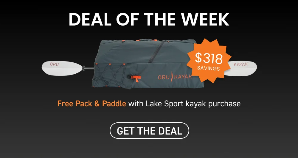 NEW DEAL OF THE WEEK! FREE PADDLE & PACK ($318 value)