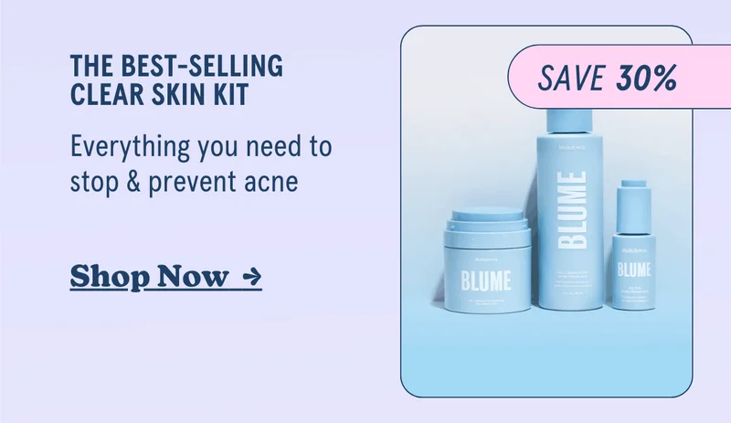 The best-selling Clear Skin Kit: Everything you need to stop & prevent acne [Shop Now  →]