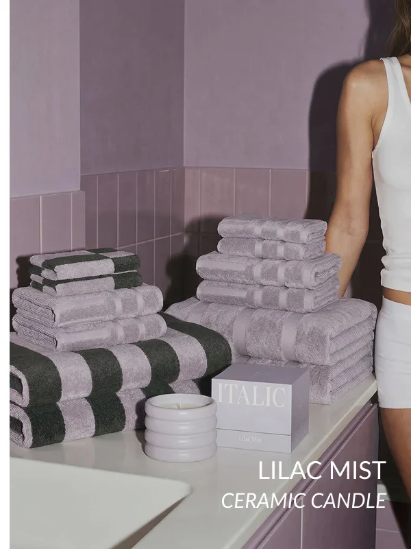 LILAC MIST CERAMIC CANDLE