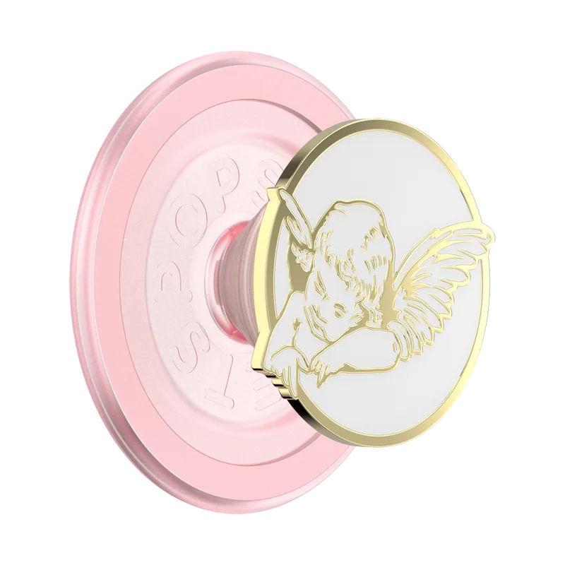 Image of Enamel Cherub — MagSafe PopGrip