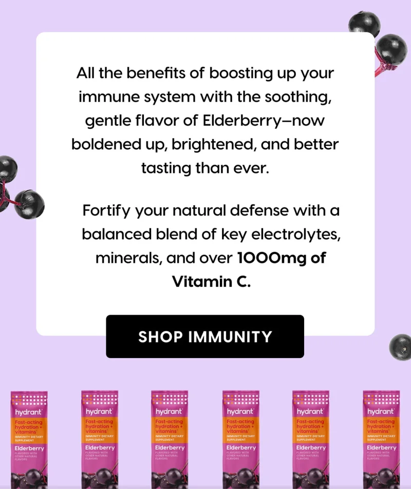 Just in time for Spring: SHOP IMMUNITY