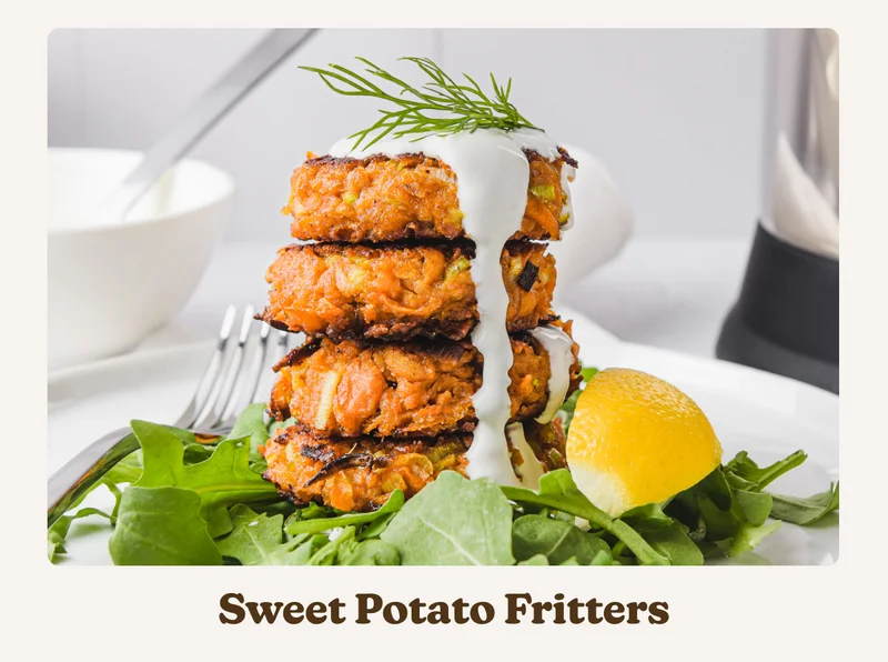 Sweet potato fritter recipe