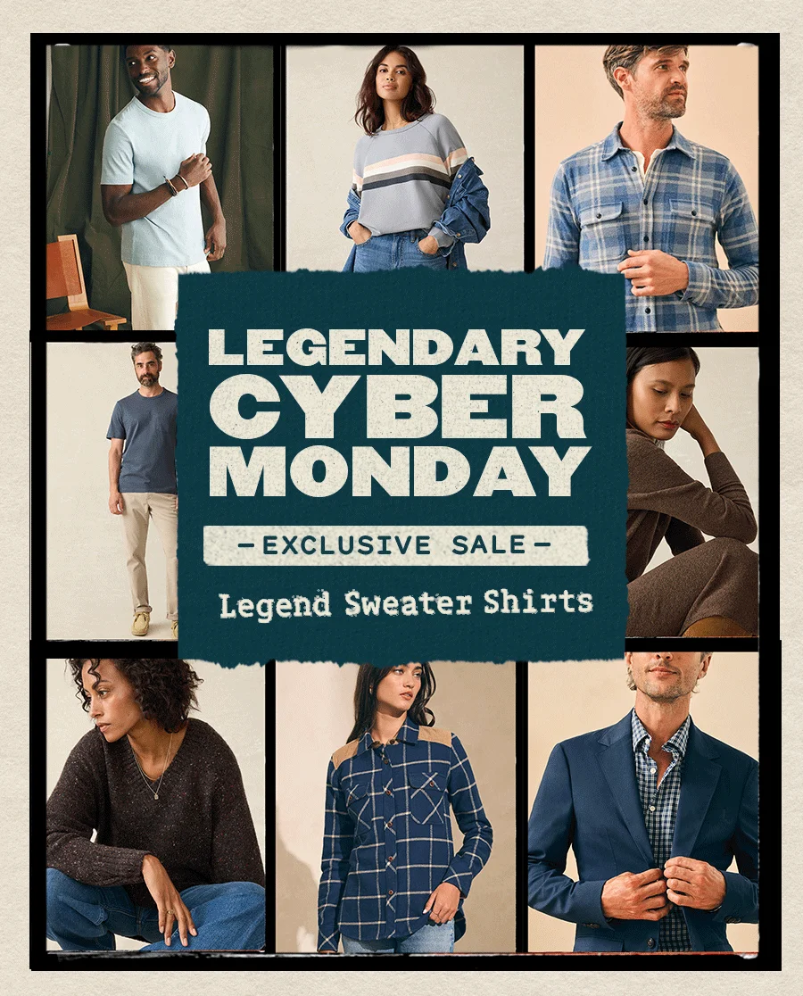 Legendary Cyber Monday Exclusive Sale Shop Now