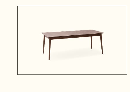 Serif Extendable Dining Table (59'' to 79'')