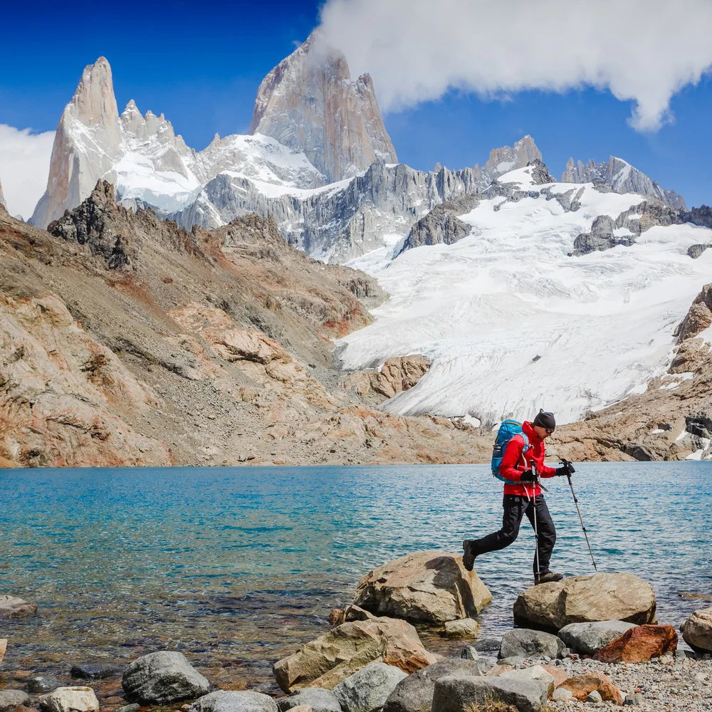 Hiker in Patagonia