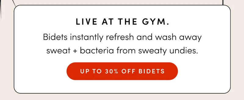 UP TO 30% OFF BIDETS