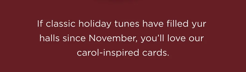 Carol-Inspired Cards