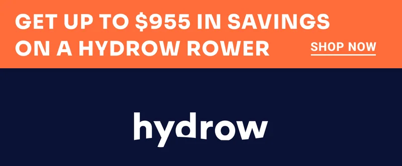 Get up to $955 in savings on a Hydrow rower.