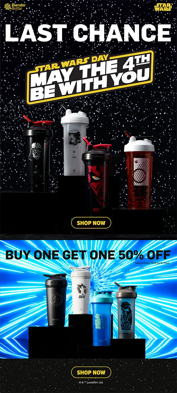 Last chance to save on Star Wars!