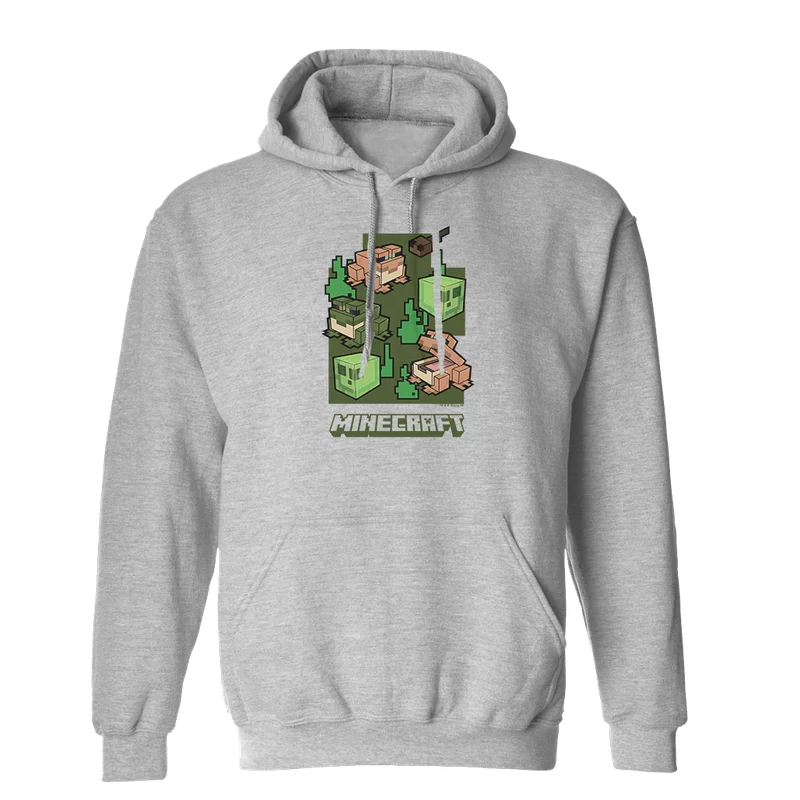 Image of Minecraft Frogs Fleece Hooded Sweatshirt
