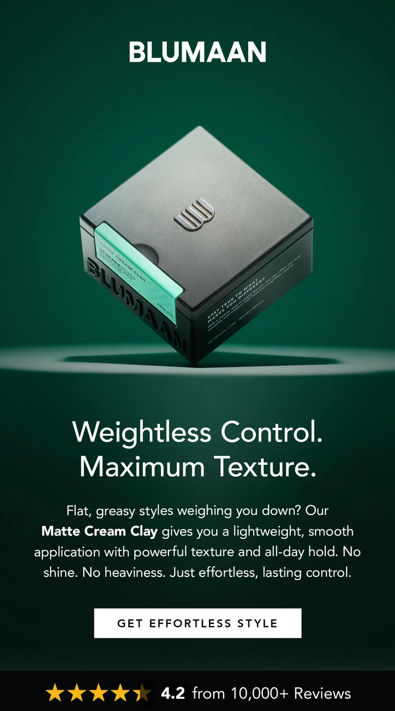 Matte Cream Clay - Weightless Control, Maximum Texture