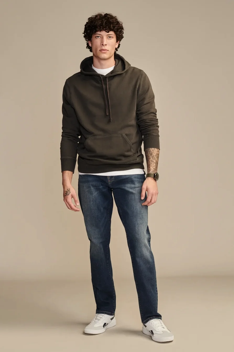 Image of Lucky Brand 223 Straight Jean - Men's Pants Denim Straight Leg Jeans in Oasis