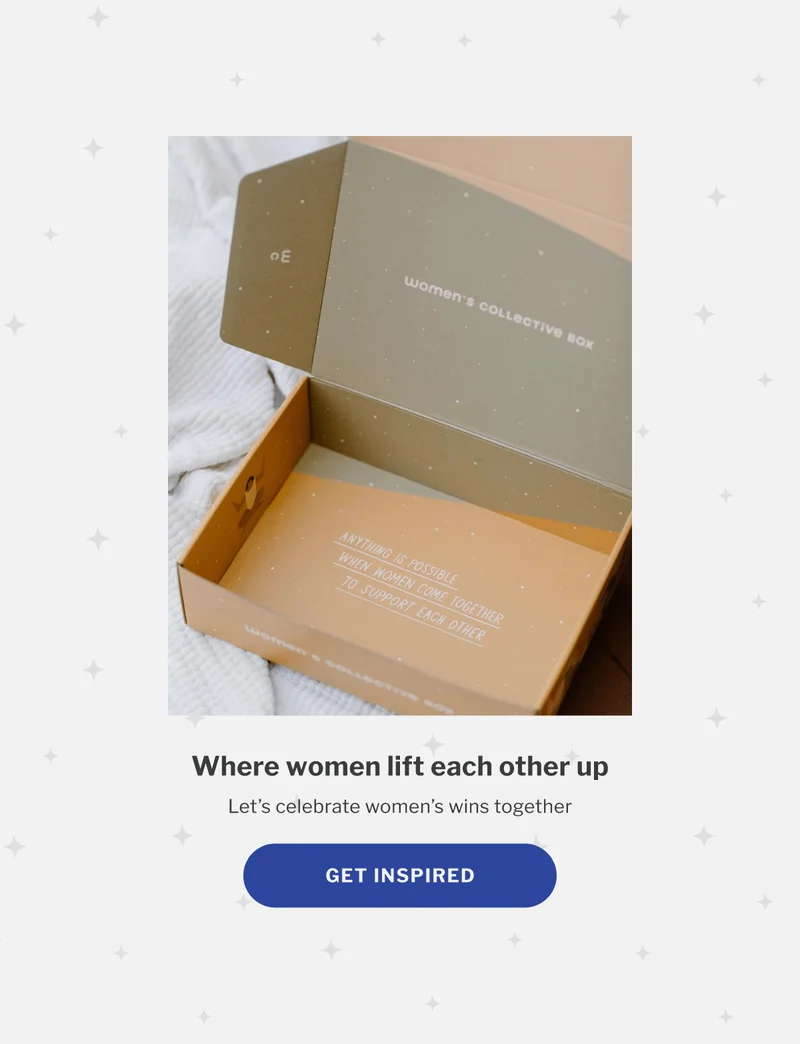Where women lift each other up | Let's celebrate women's wins together | Get Inspired