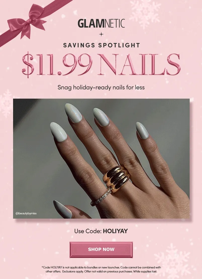 Savings Spotlight with the code HOLIYAY