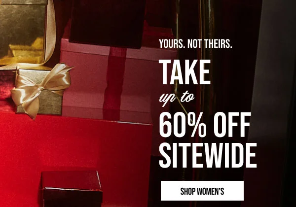 Up to 60% off Shop Women's