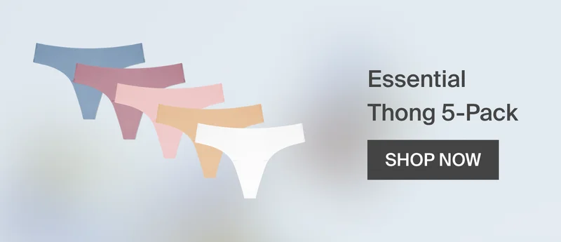 Essential Thong 5-pack. SHOP NOW