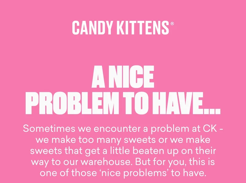 A nice problem to have