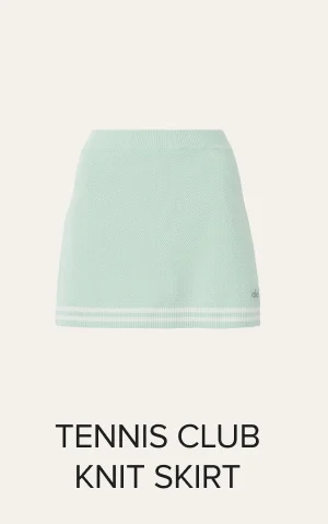 TENNIS CLUB KNIT SKIRT