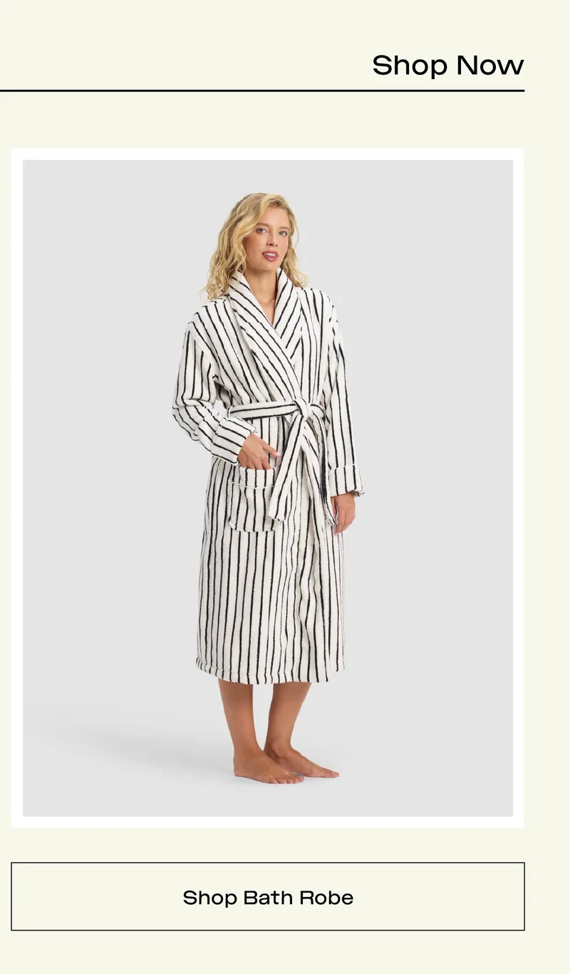 SHOP LUXE BATH ROBE