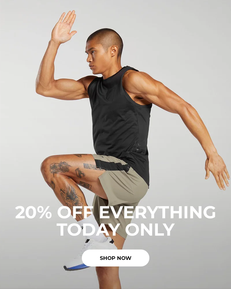 20% OFF EVERYTHING TODAY ONLY. SHOP NOW.