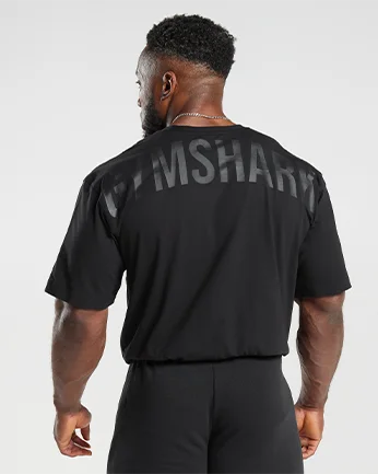 POWER T-SHIRT - BLACK.