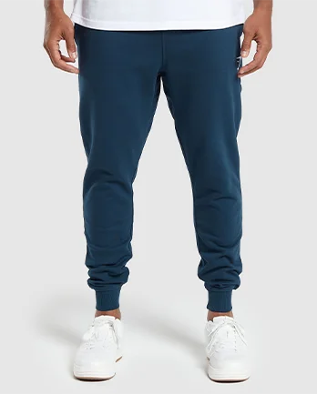 CREST JOGGERS - NAVY.