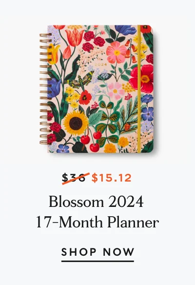 Blossom 2024 17-Month Planner