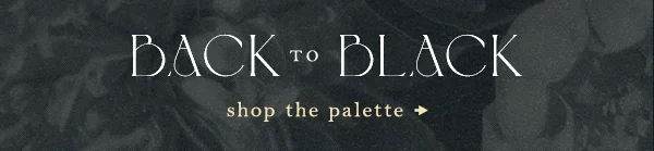 back to black, shop the palette
