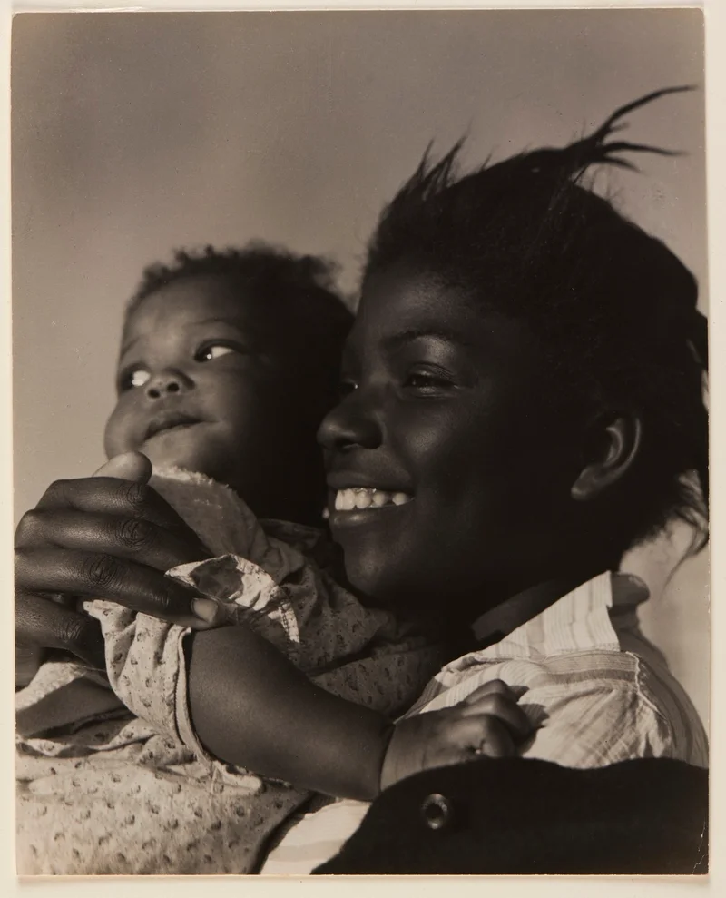 “Young Mother with Baby Girl, Florida” by Consuelo Kanaga