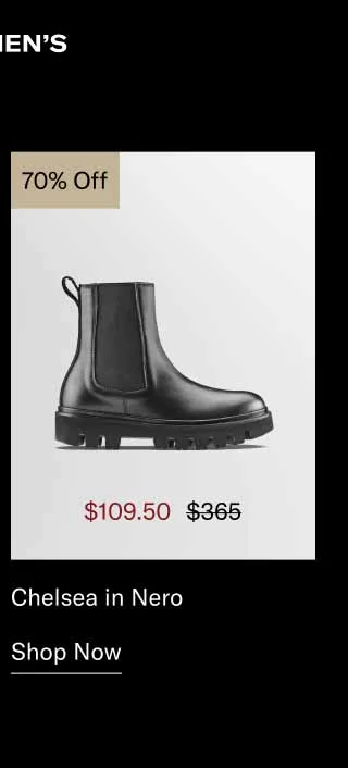 Chelsea in Nero 70% off-Shop Now