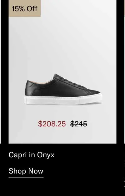 Capri in Onyx 15% off-Shop Now