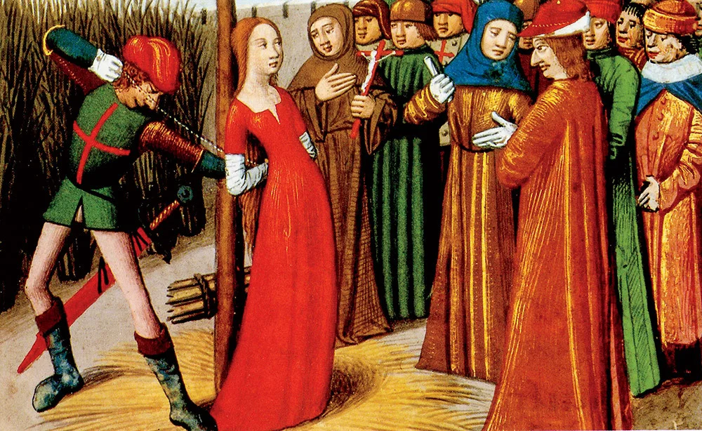 The English accused Joan of Arc of being a witch, executed her on May 30, 1491, and burned her body three times