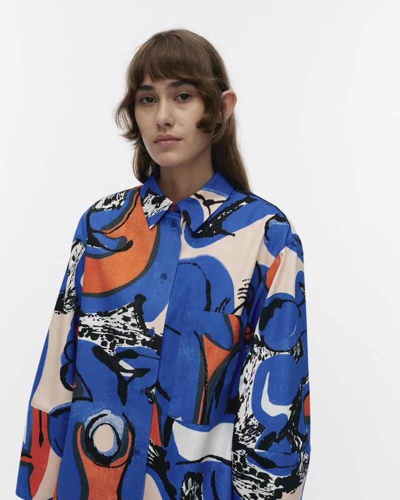 Kukkavera Eldfamn Cotton shirt
