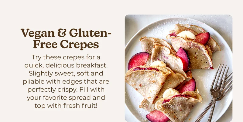Vegan & Gluten-Free Crepes