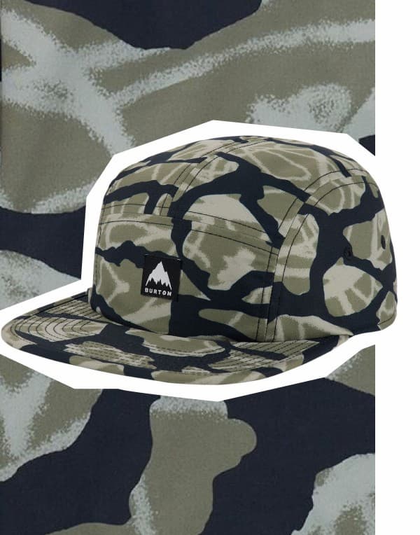Burton Cordova Hat in the print Graffiti Camo