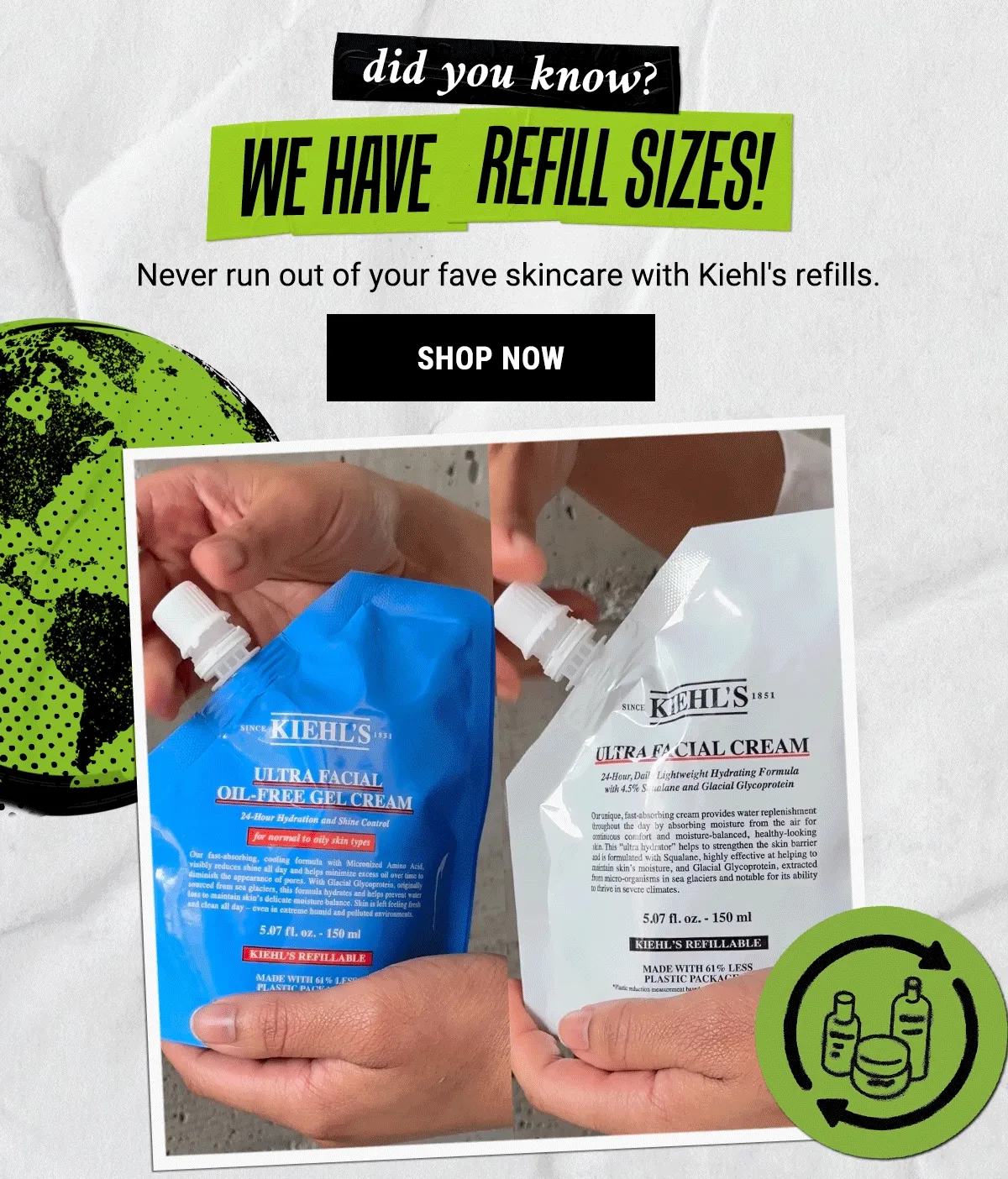 We Have Refill Sizes!