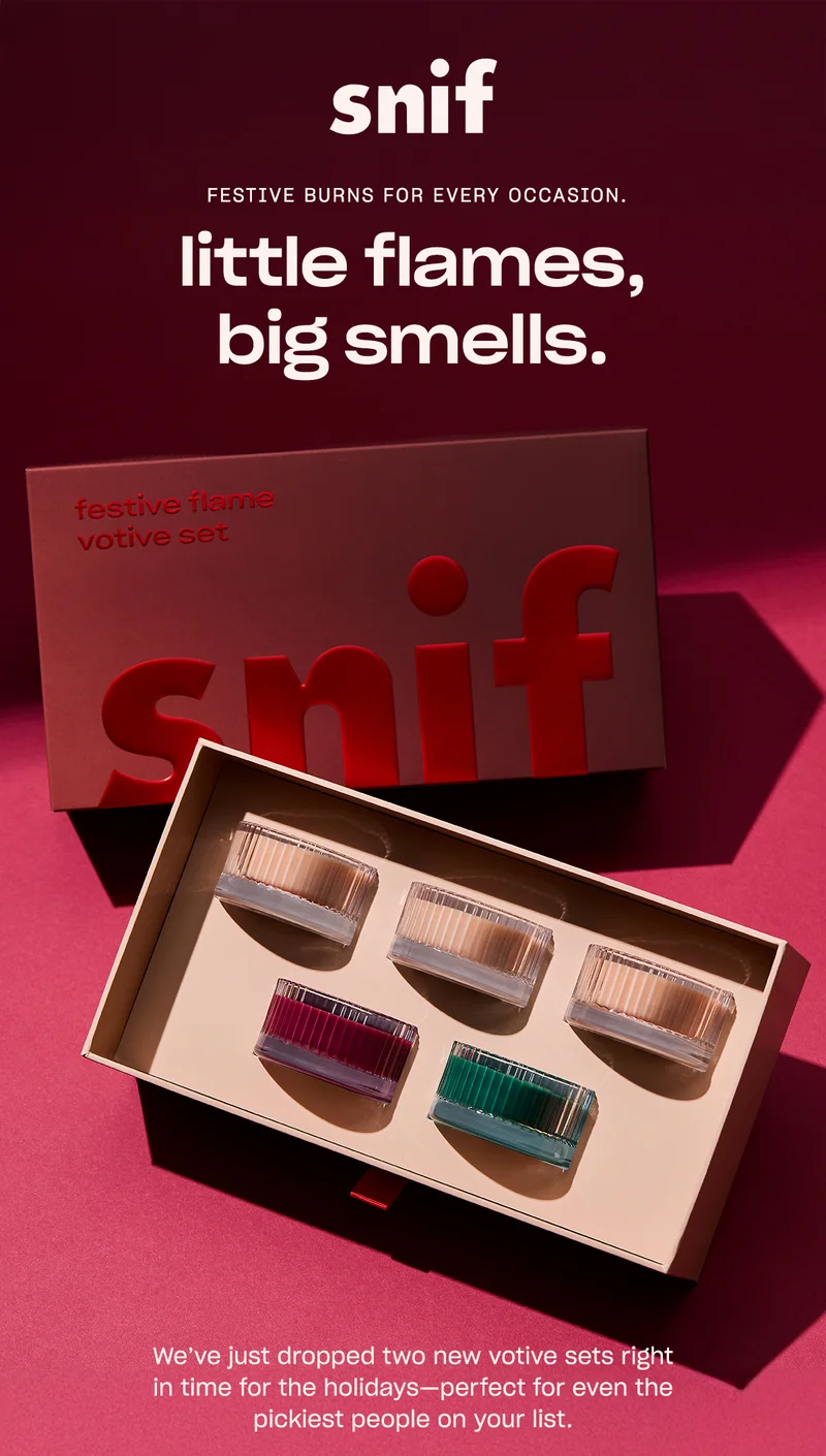 We’ve just dropped two new votive sets right in time for the holidays—perfect for even the pickiest people on your list.