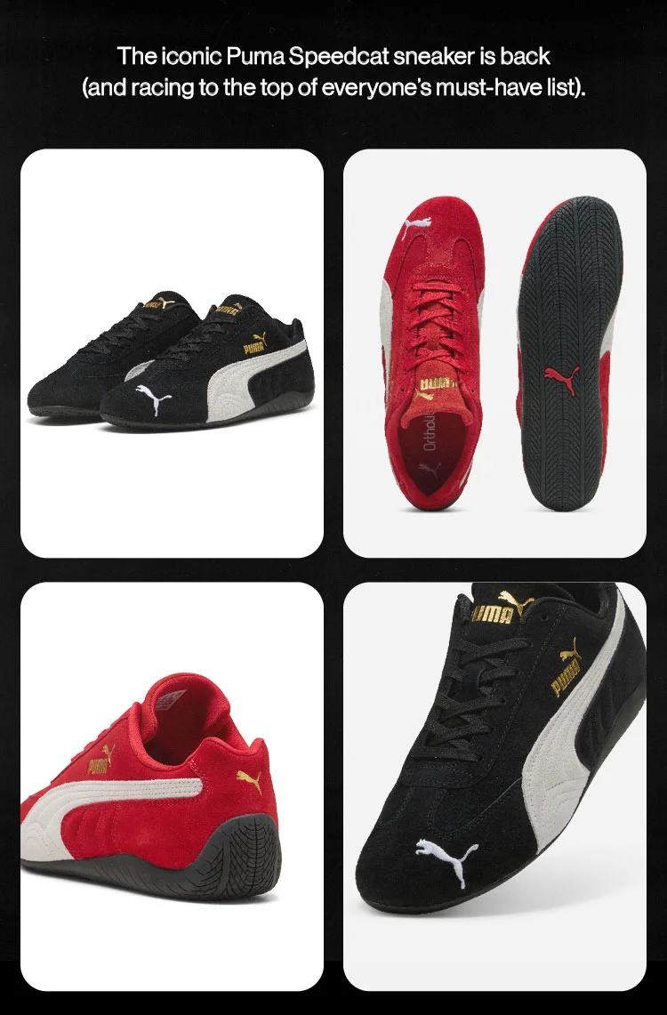 The Iconic Puma Speedcat sneaker is back