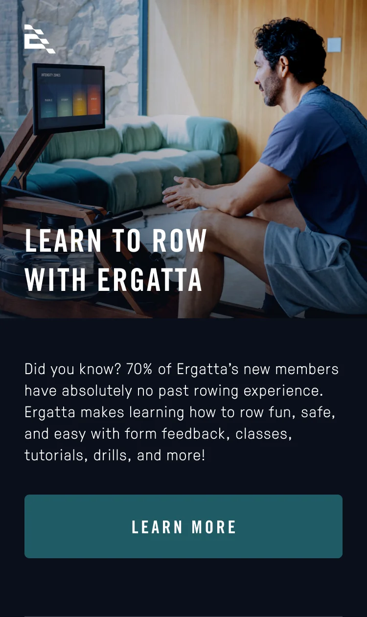 Learn to row with Ergatta