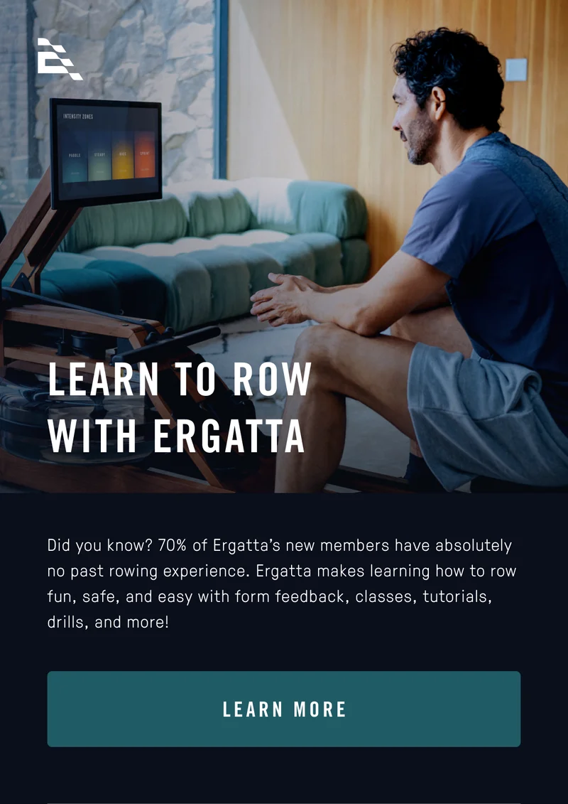 Learn to row with Ergatta