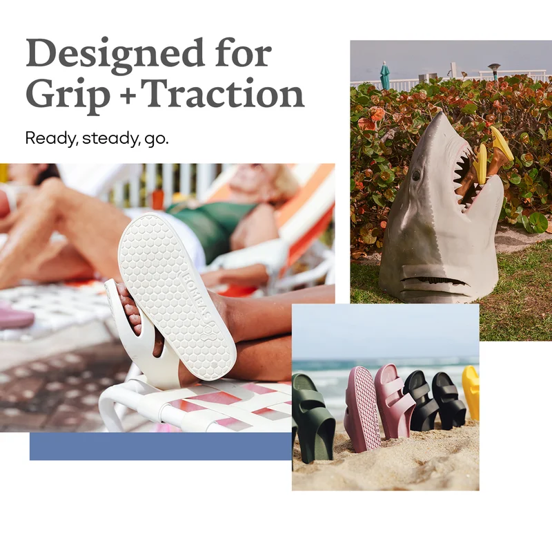 Designed for Grip + Traction | Ready, steady, go.