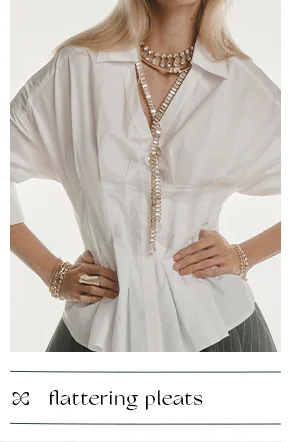flattering pleats