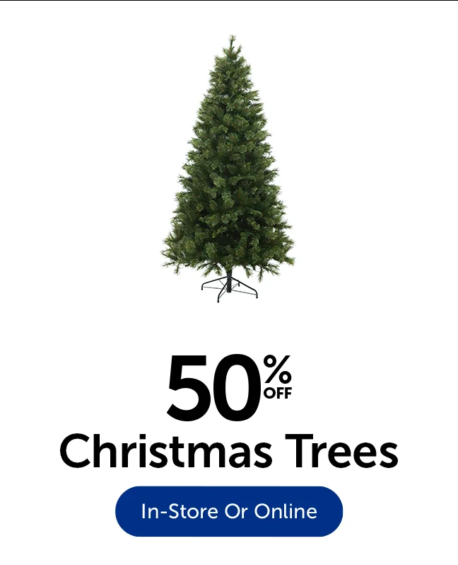 50% Off Christmas Trees