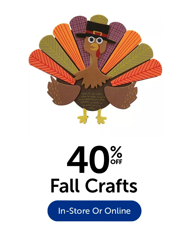 40% Off Fall Crafts