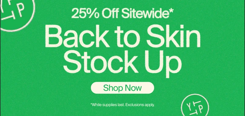 25% Off Sitewide*